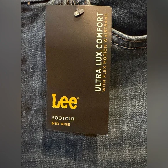 Lee Ultra Lux Comfort Bootcut Mid-Rise Jeans, size 12 Medium, NWT - Picture 5 of 11